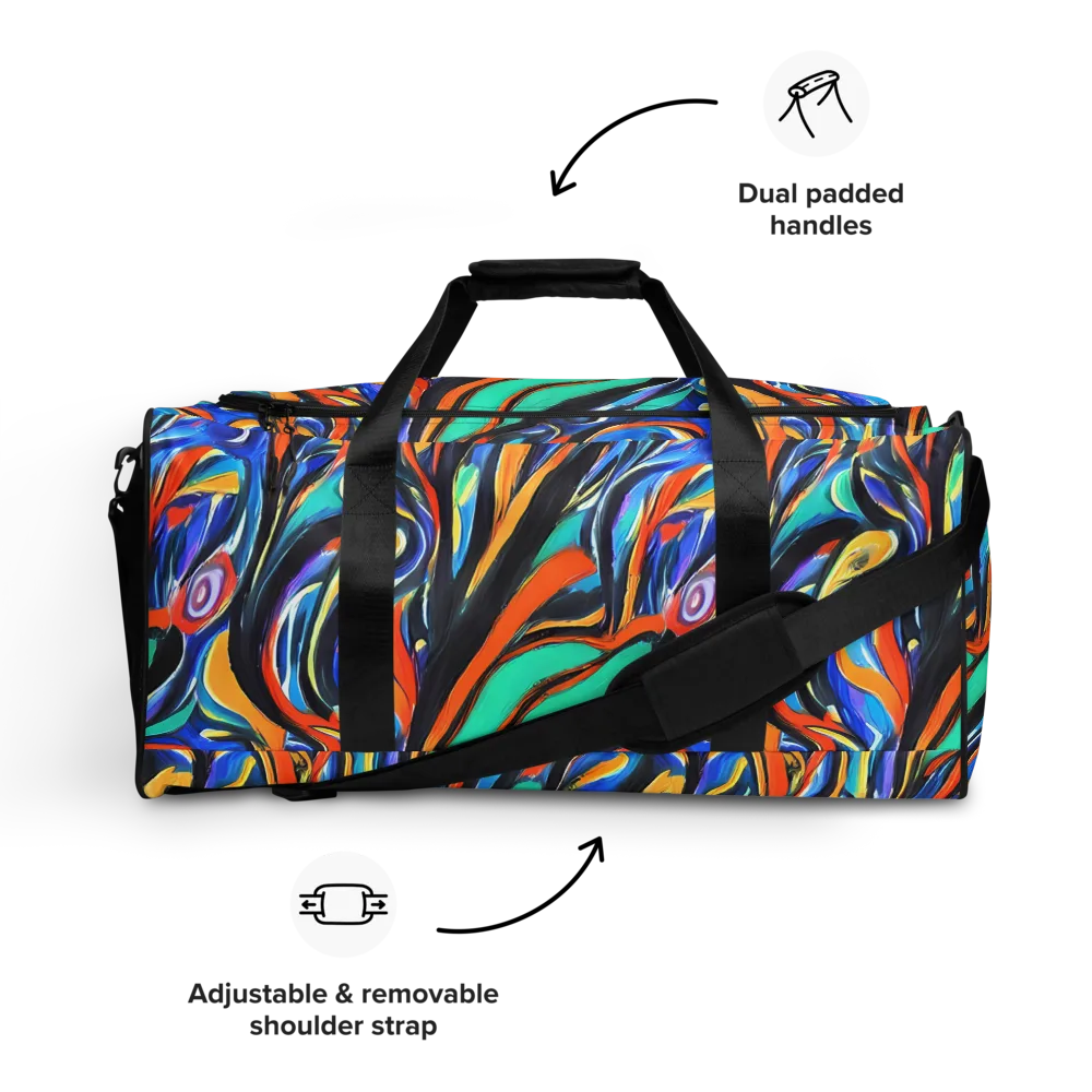 Carr's Whirl on Duffle Bag — Front