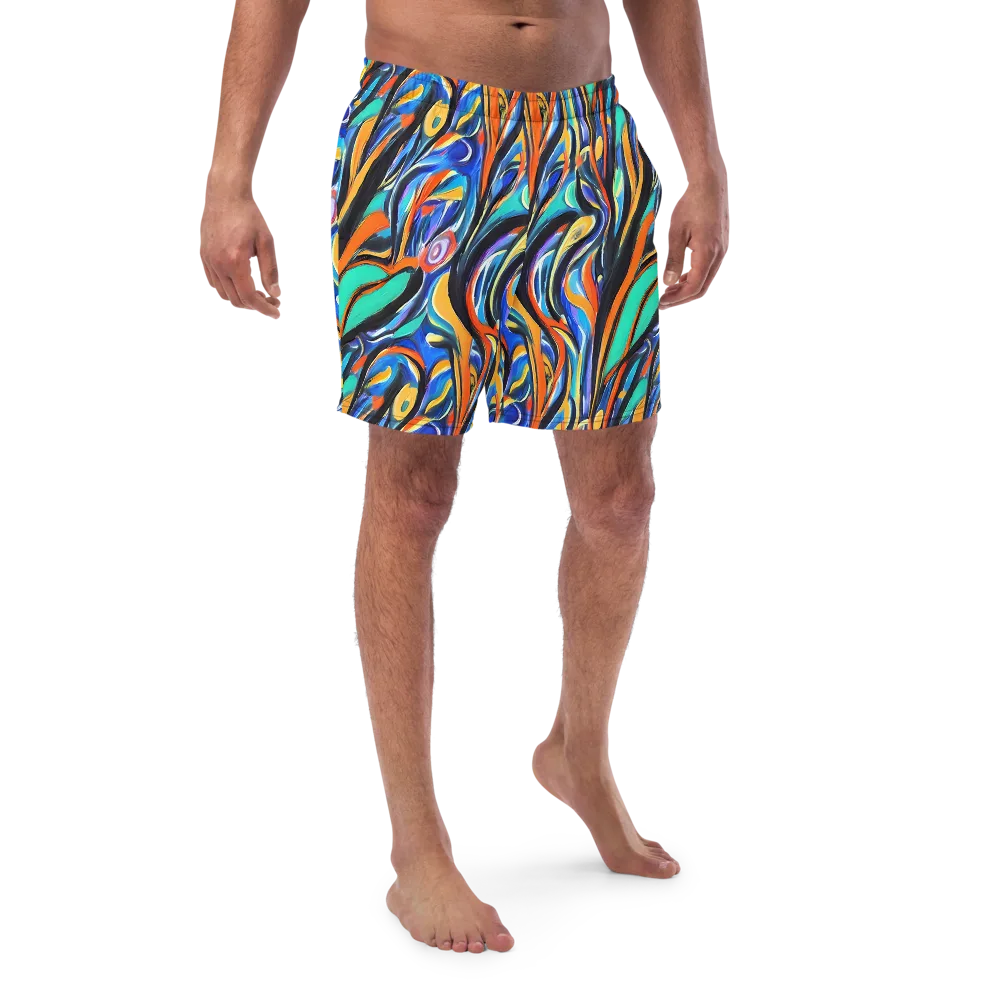 Carr's Whirl on Swim Trunks — Front