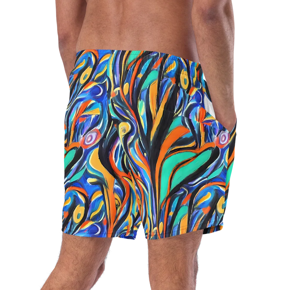 Carr's Whirl on Swim Trunks — Right Back