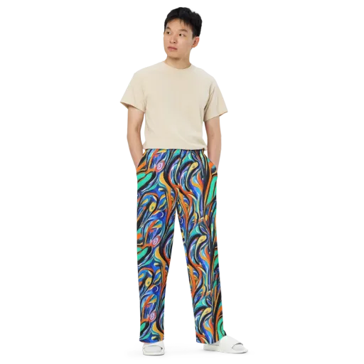 Carr's Whirl on a Wide-Leg Pants