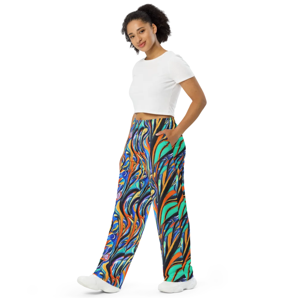 Carr's Whirl on Wide-Leg Pants — Left Front
