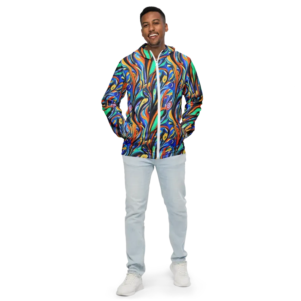 Carr's Whirl on Men's Windbreaker — Front