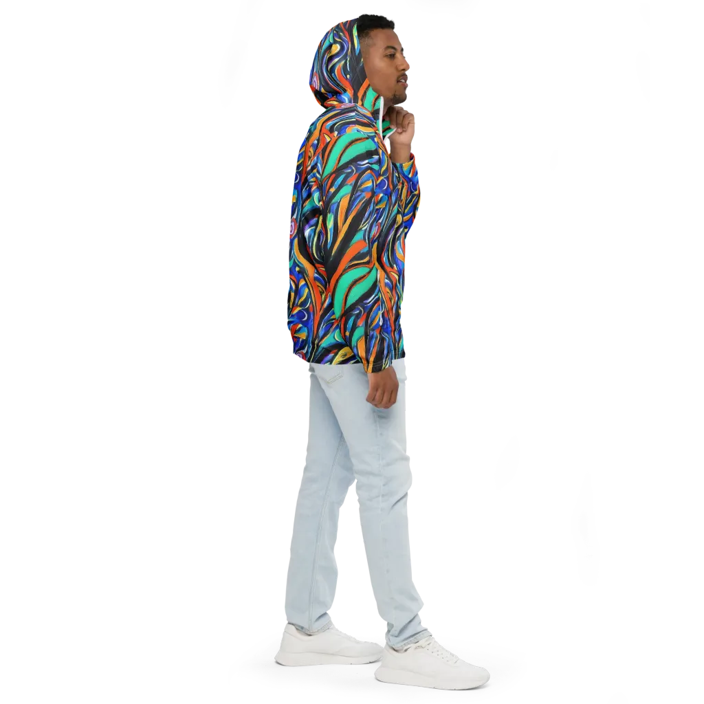 Carr's Whirl on Men's Windbreaker — Right