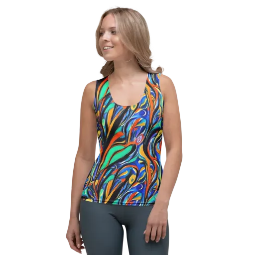 Carr's Whirl on a Women's Tank Top