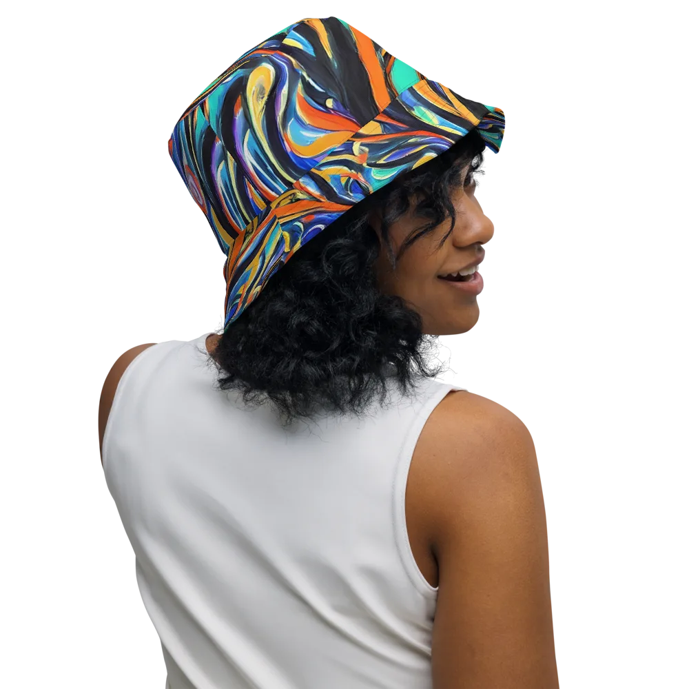 Carr's Whirl on Reversible Bucket Hat — Right Outside