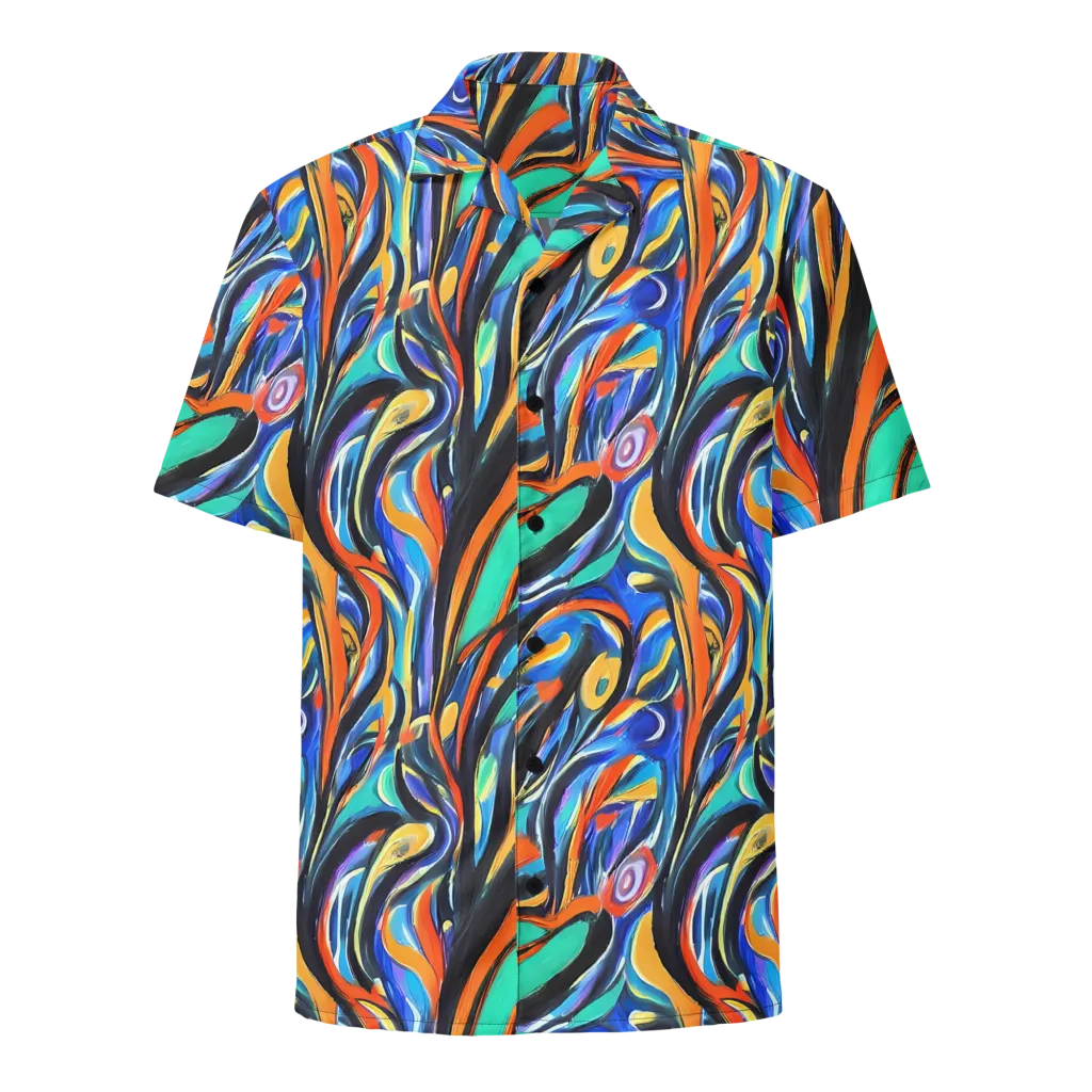 Carr's Whirl on Button Shirt — Front