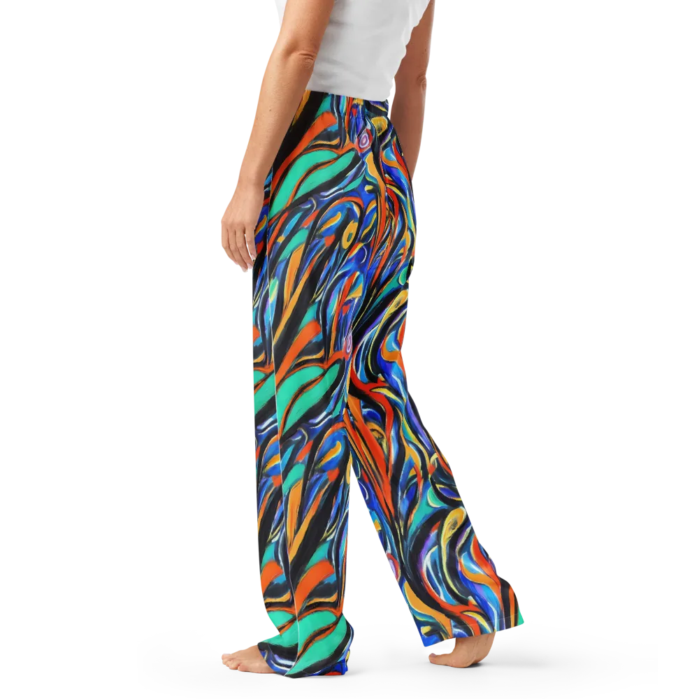 Carr's Whirl on Women's Pajama Pants — Left