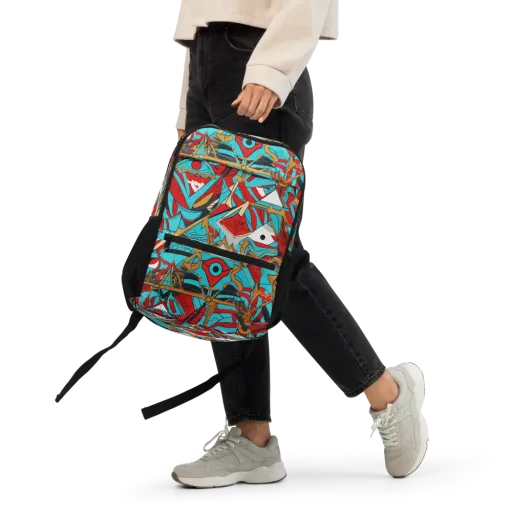 Cerulean Eye on a Utility Backpack