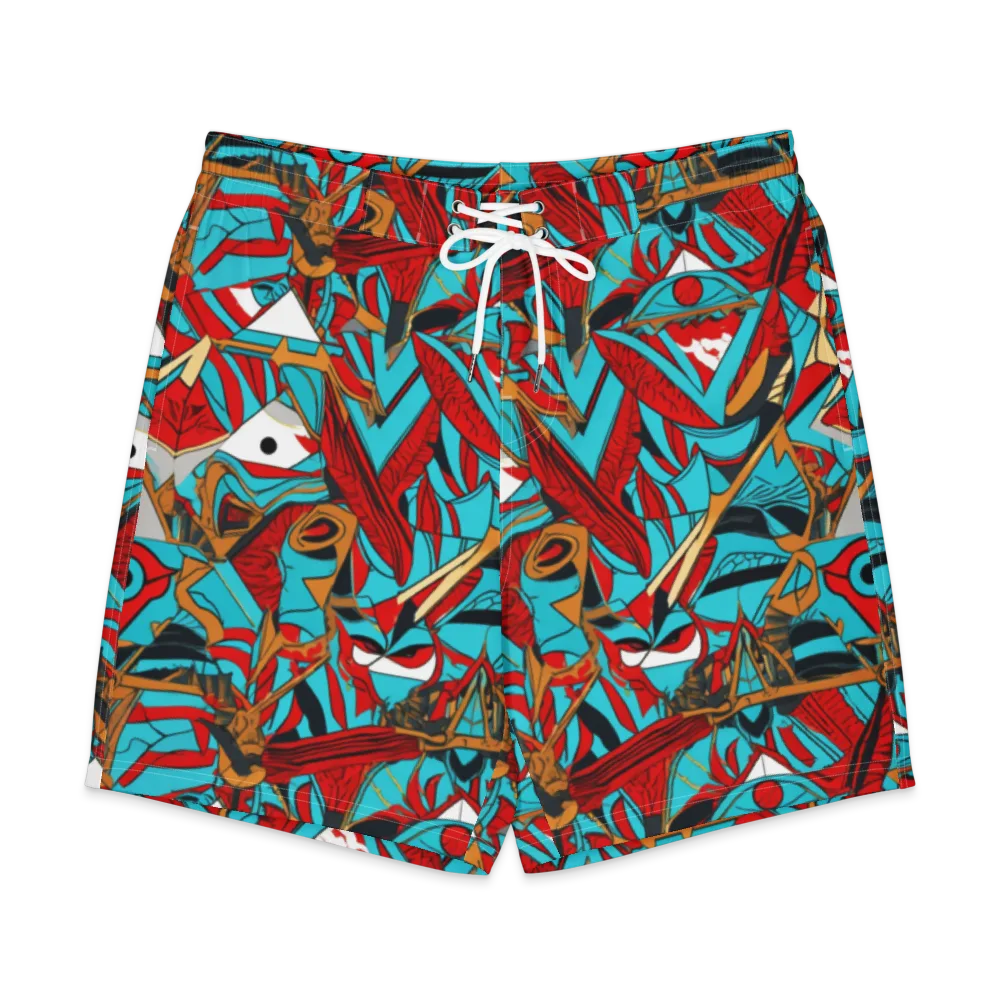 Cerulean Eye on Men's Board Shorts — Front