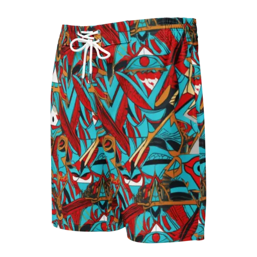 Cerulean Eye on a Men's Board Shorts