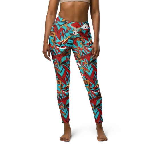 Cerulean Eye on a Yoga Leggings