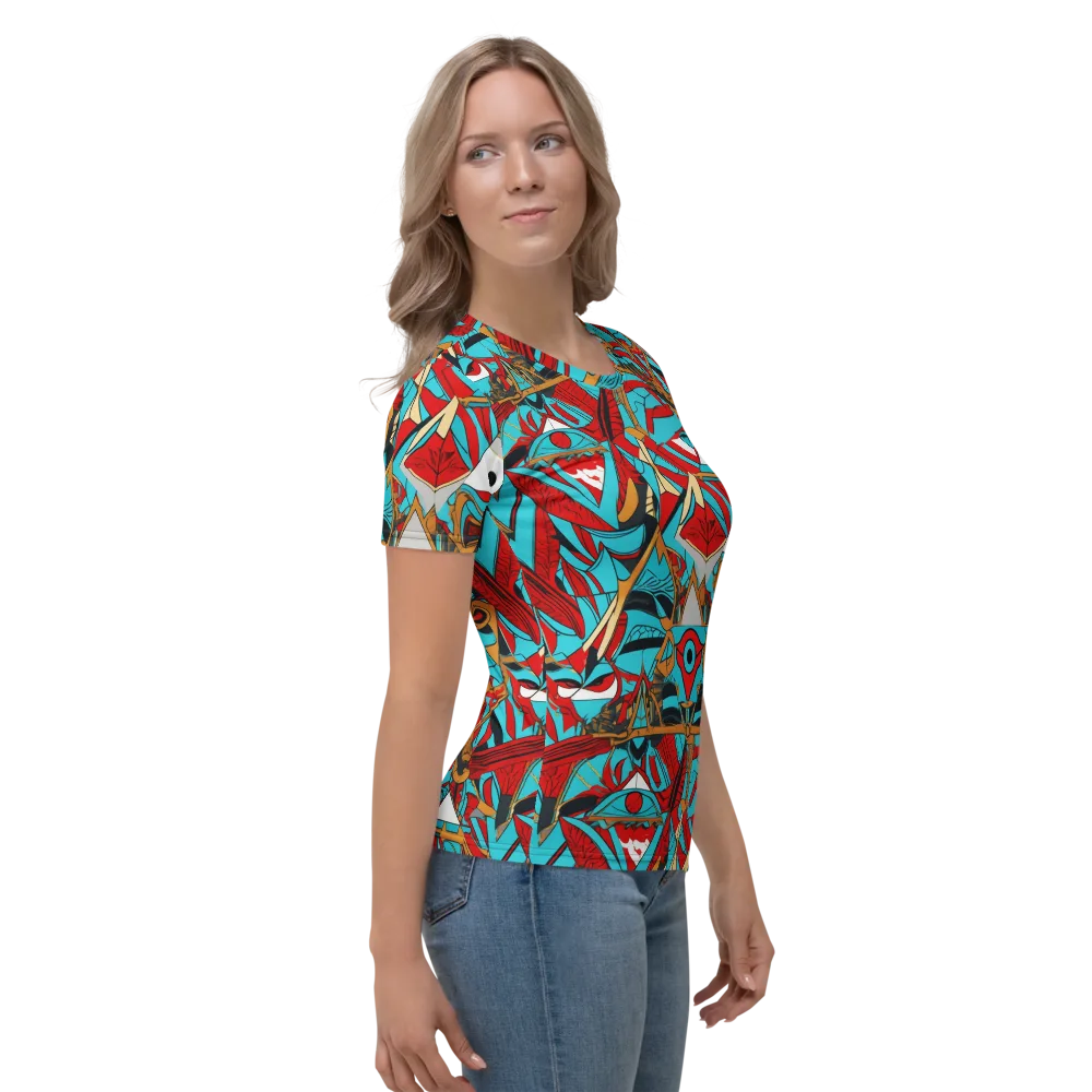 Cerulean Eye on Women's Crew Neck T-Shirt — Right