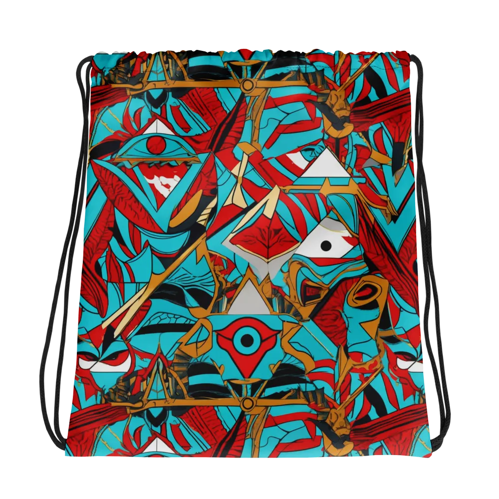 Cerulean Eye on Drawstring Bag — Photo