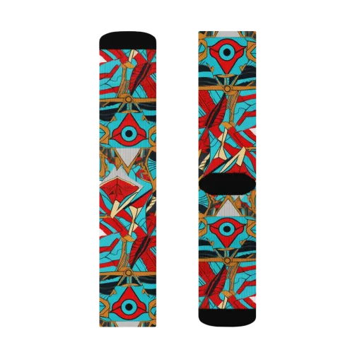 Cerulean Eye on a Socks