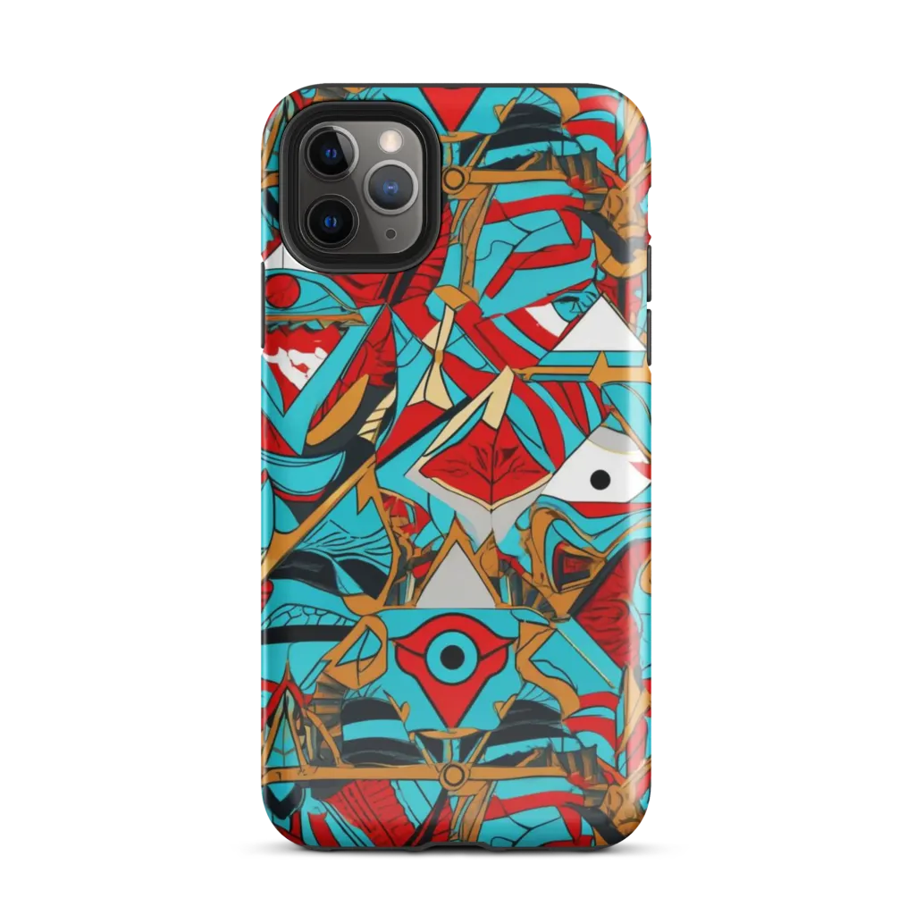 Cerulean Eye on Tough Case for iPhone® — Front