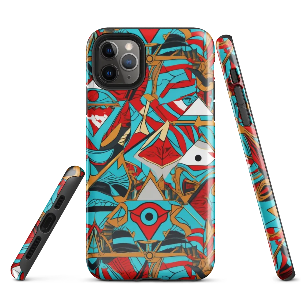 Cerulean Eye on Tough Case for iPhone® — Front