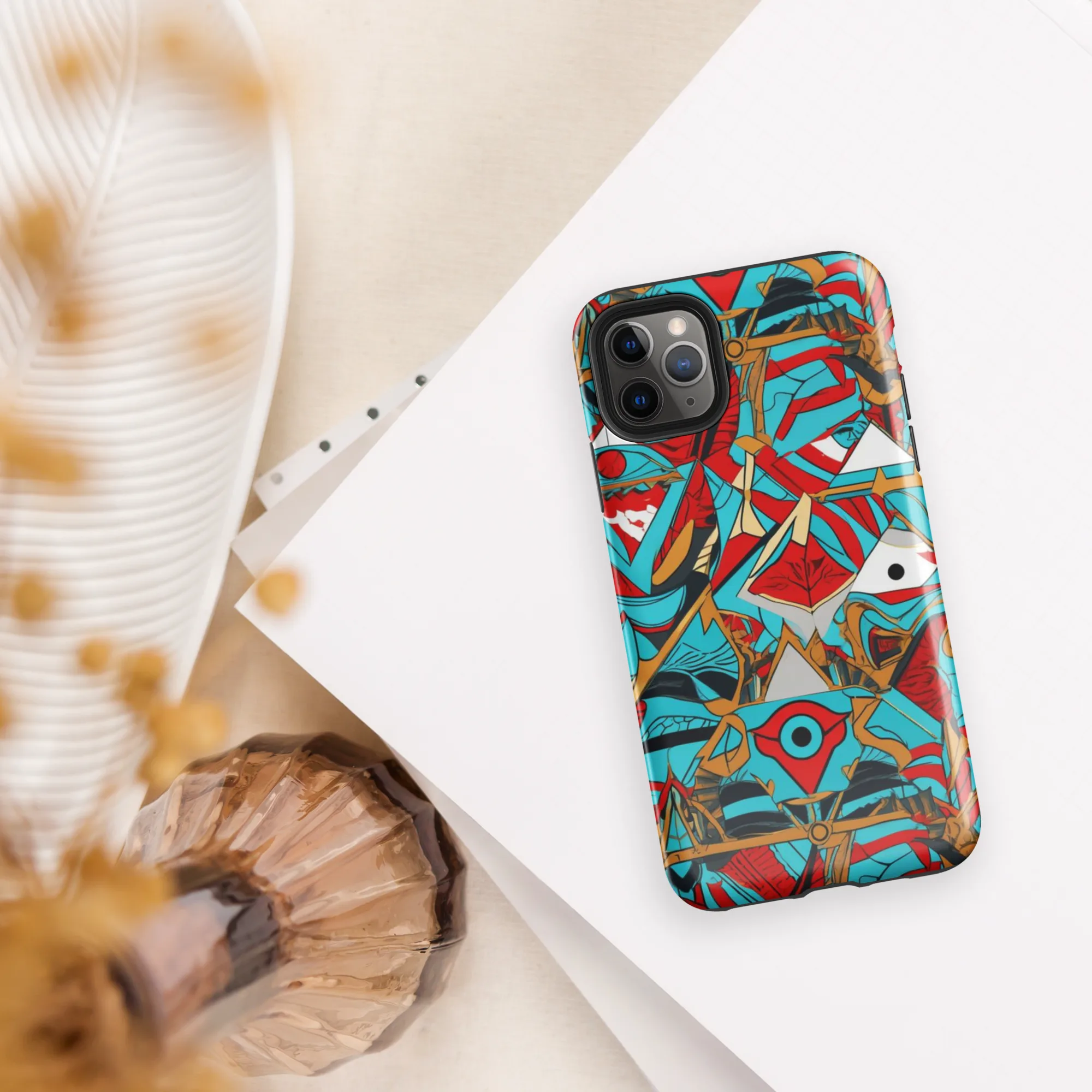 Cerulean Eye on Tough Case for iPhone® — Front