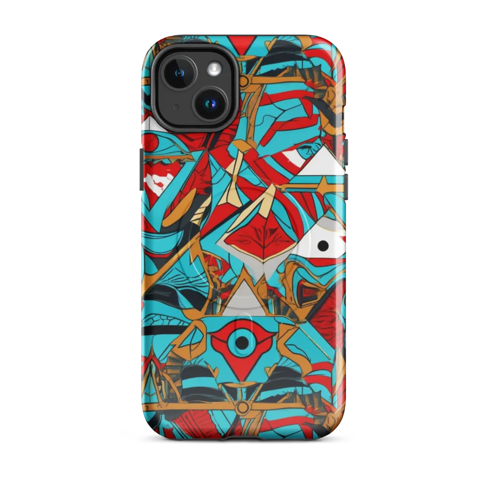 Cerulean Eye on MagSafe Tough Case for iPhone® — Front