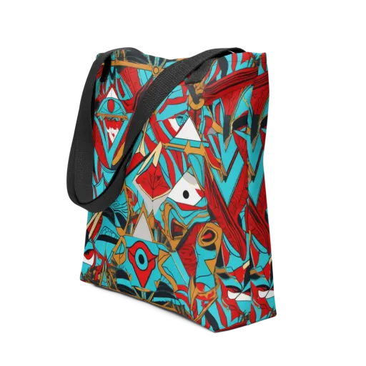 Cerulean Eye on a Tote Bag