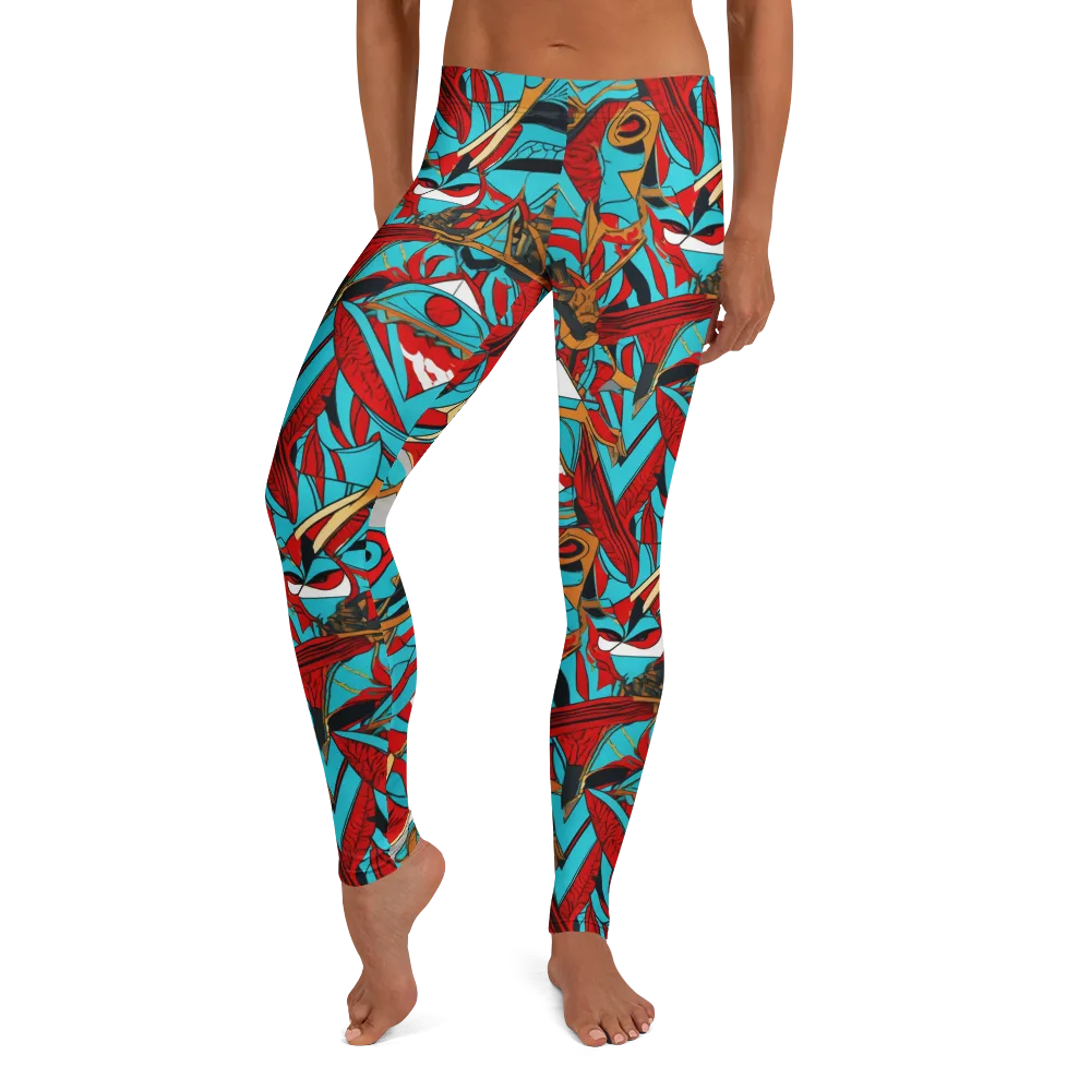 Cerulean Eye on Leggings — Front