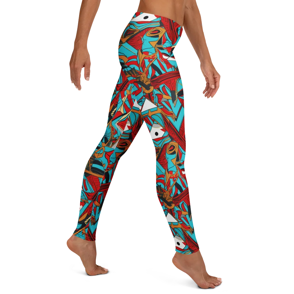 Cerulean Eye on Leggings — Right