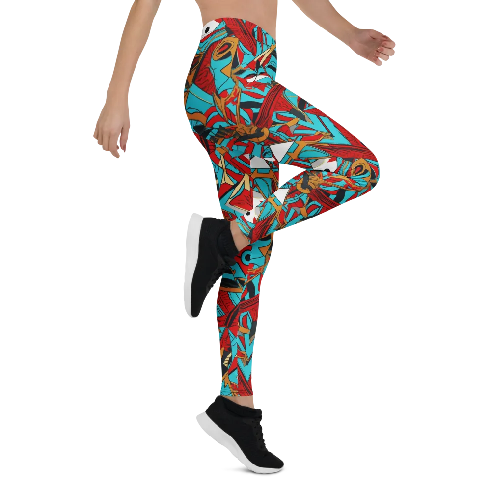 Cerulean Eye on Leggings — Right