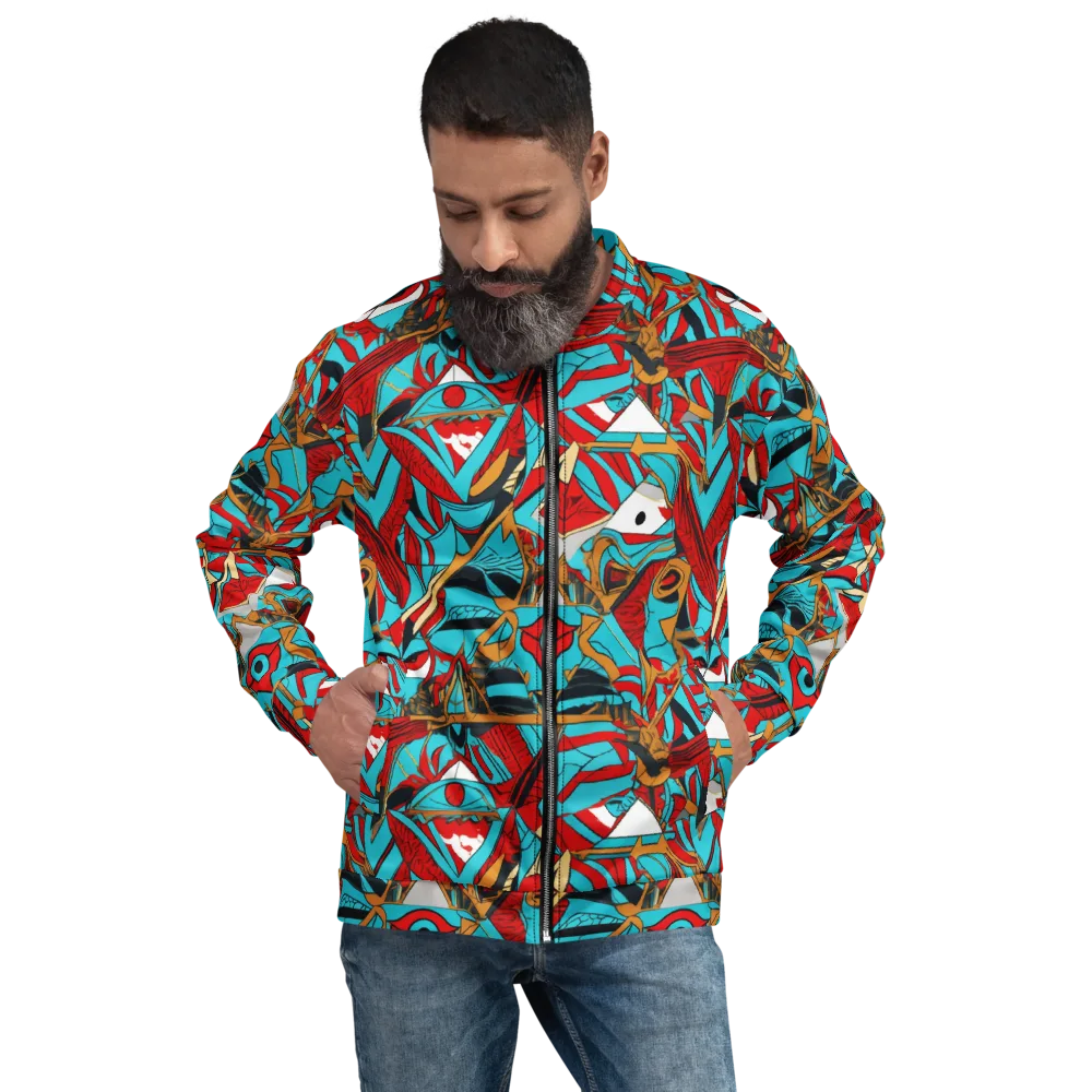 Cerulean Eye on Bomber Jacket — Front