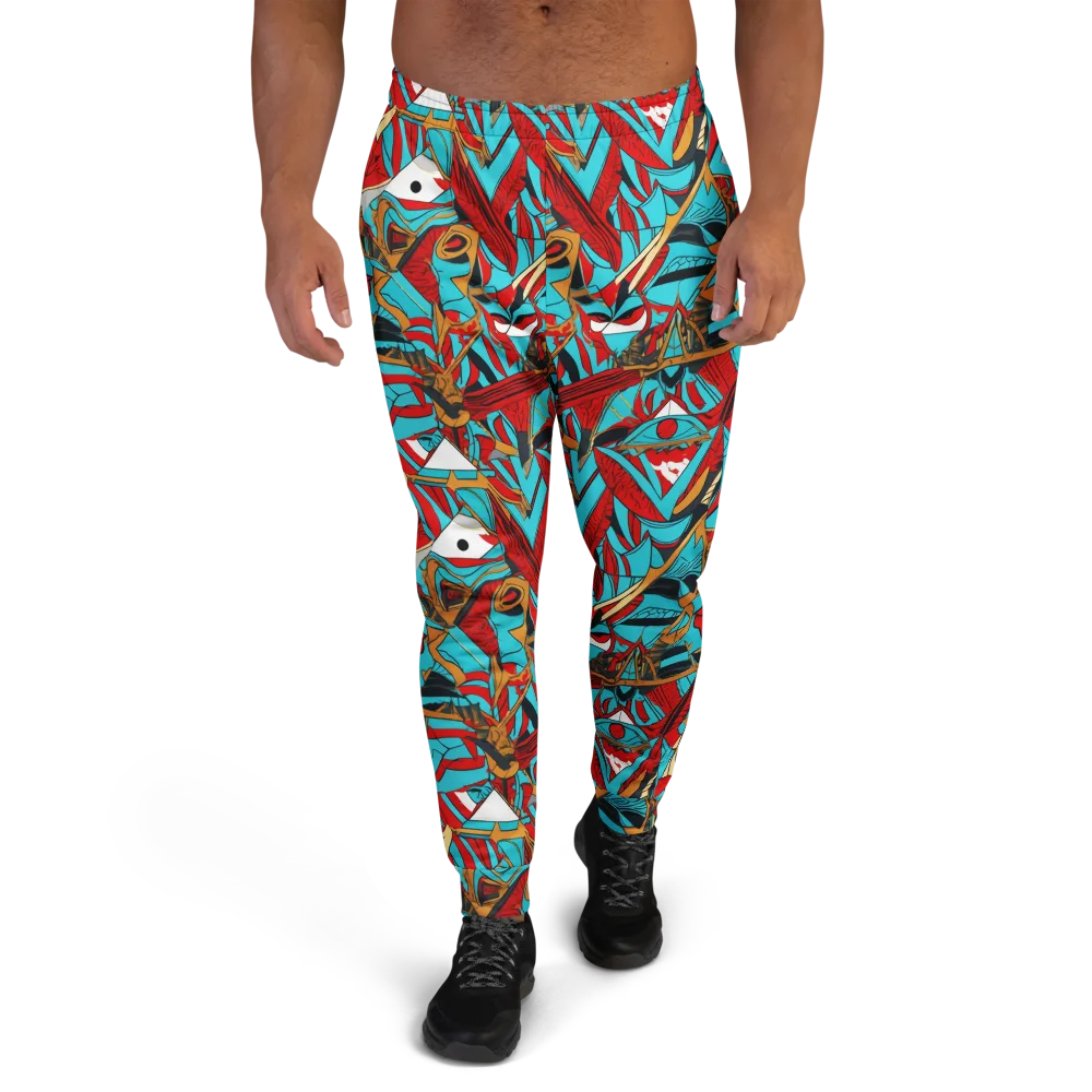 Cerulean Eye on Men's Joggers — Front