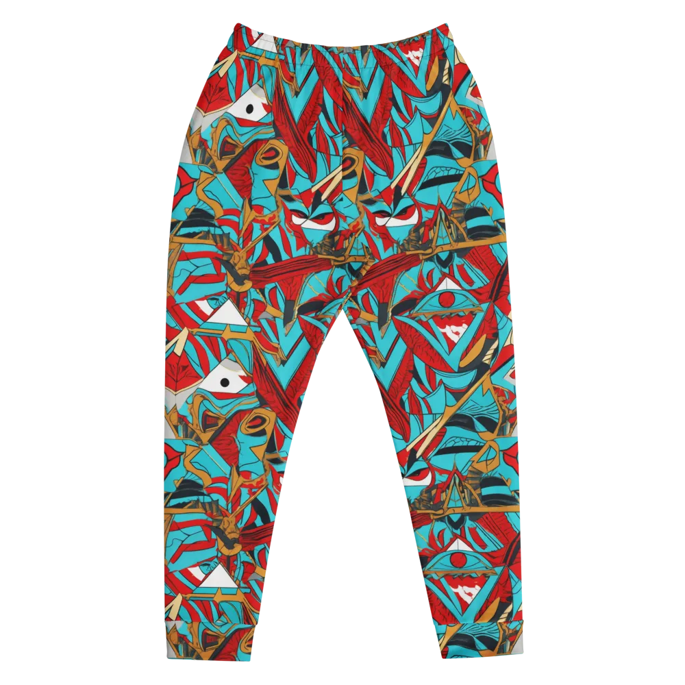 Cerulean Eye on Men's Joggers — Front