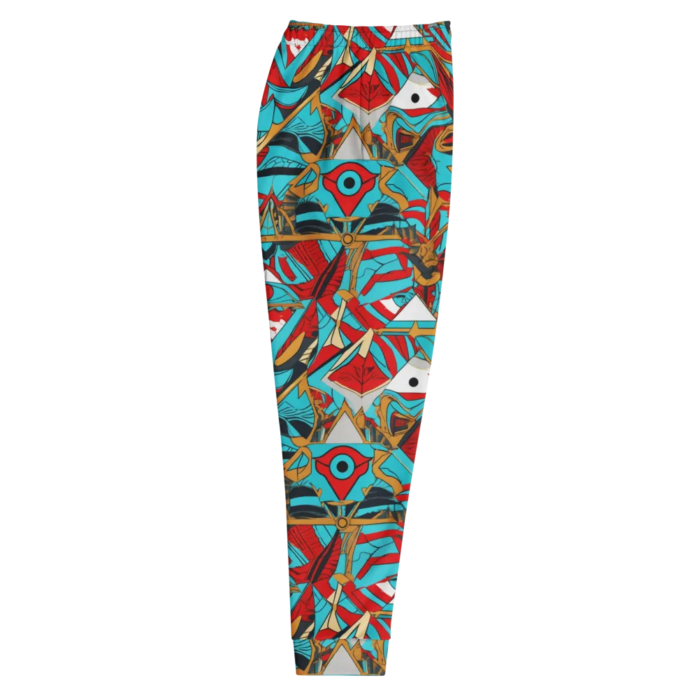 Cerulean Eye on Men's Joggers — Right