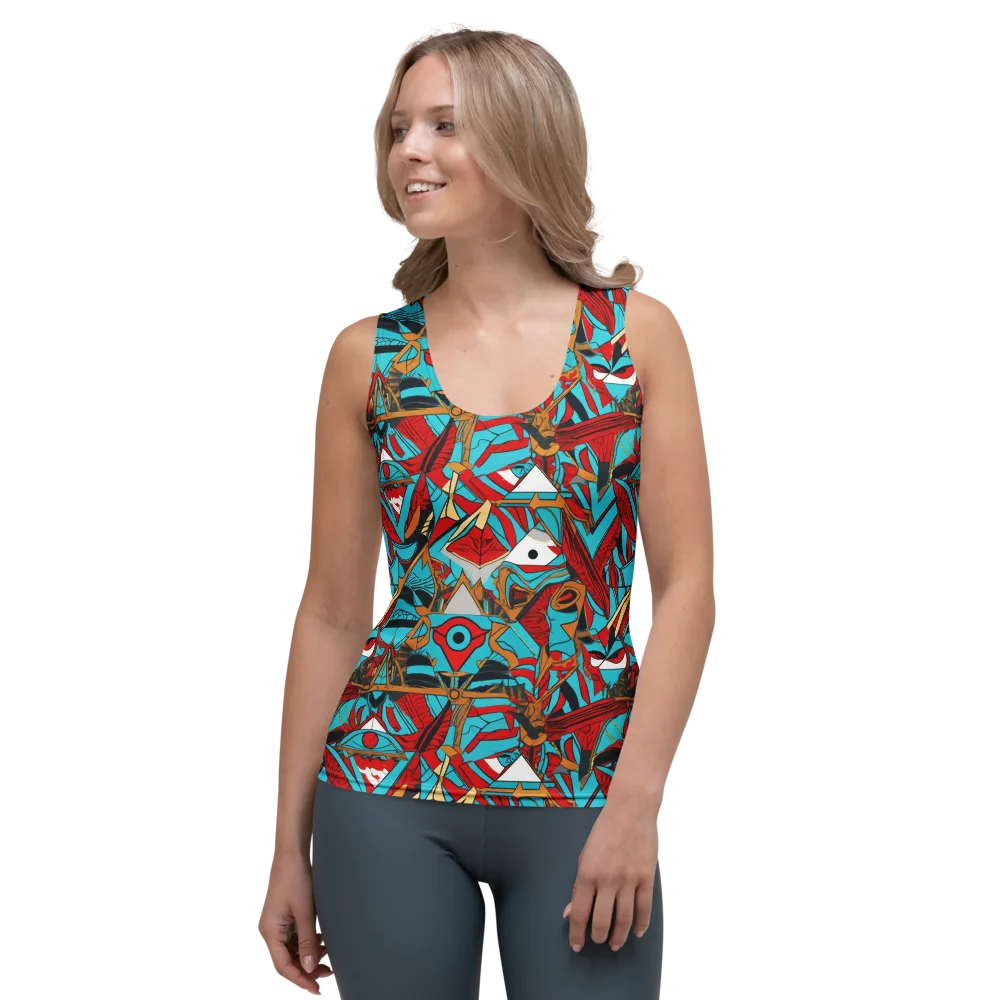 Cerulean Eye on Women's Tank Top — Front