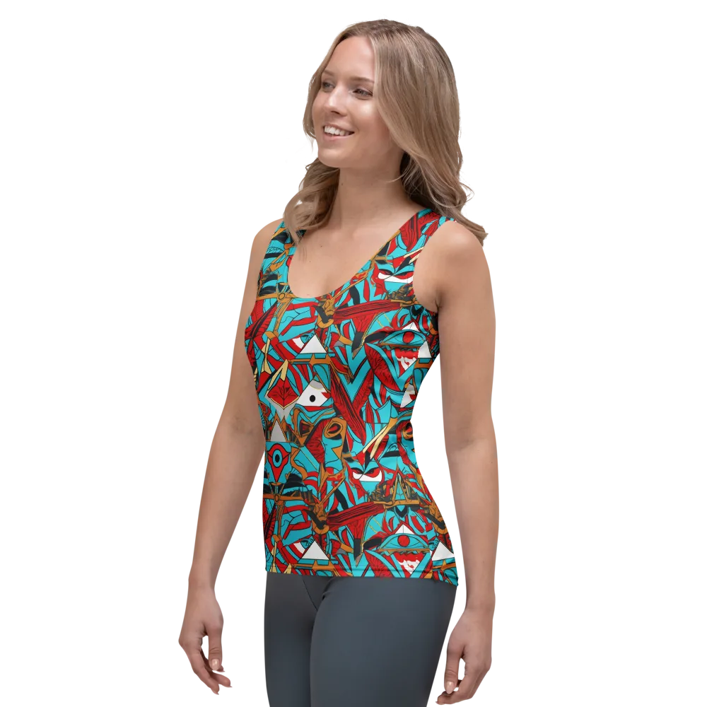 Cerulean Eye on Women's Tank Top — Left Front