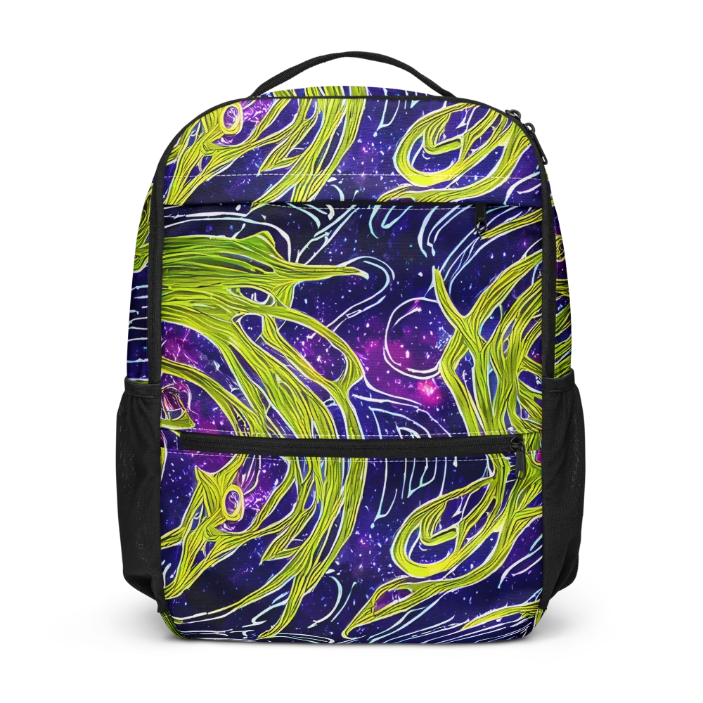 Celestial Scribbles on Utility Backpack — Front