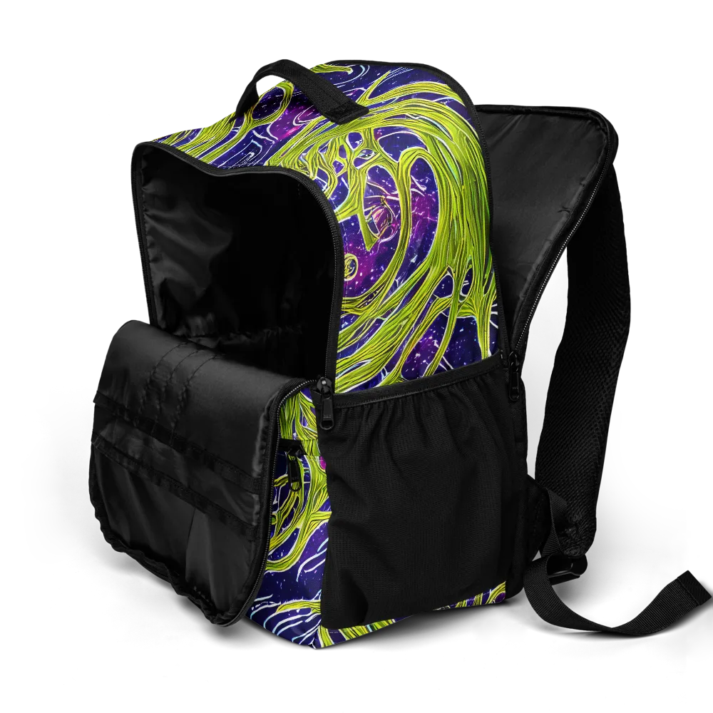 Celestial Scribbles on Utility Backpack — Product details 2