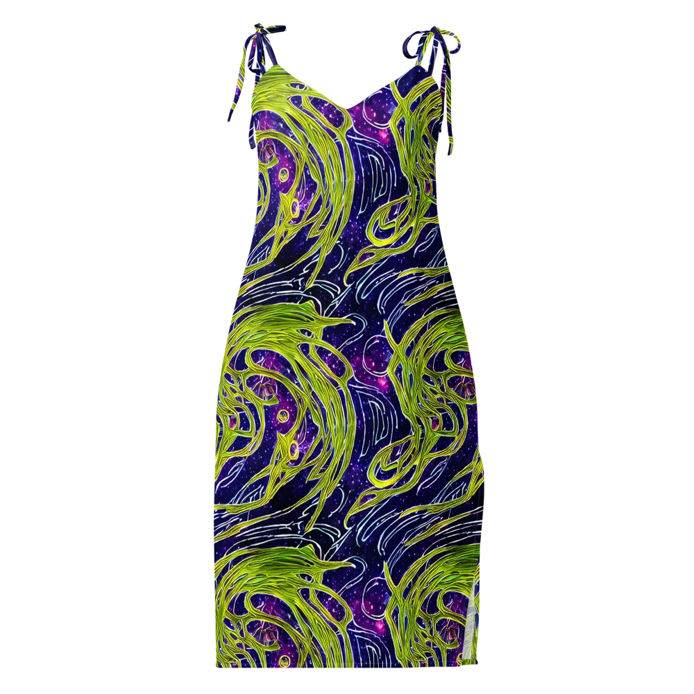 Celestial Scribbles on Slip Dress — Front