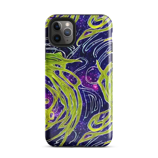 Celestial Scribbles on a Tough Case for iPhone®