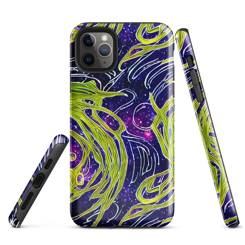 Celestial Scribbles on Tough Case for iPhone® — Front