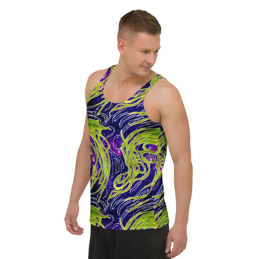Celestial Scribbles on Men's Tank Top — Left Front