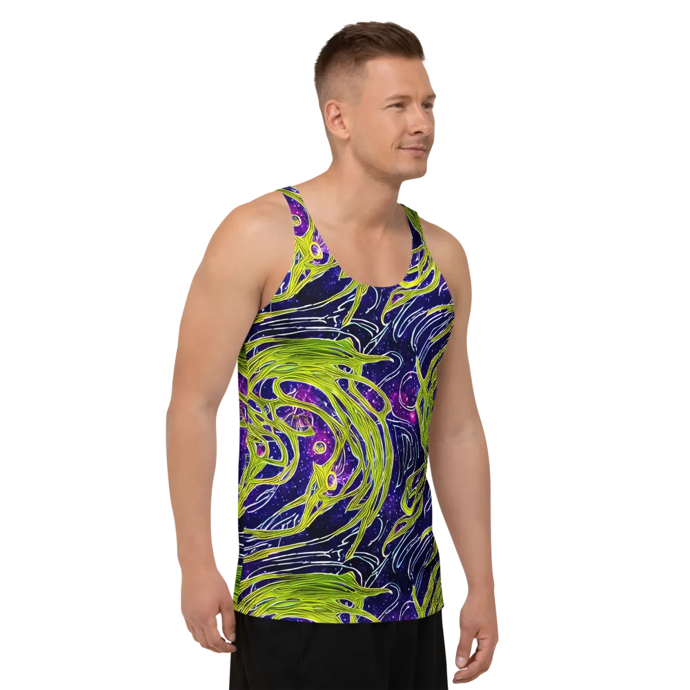 Celestial Scribbles on Men's Tank Top — Right Front