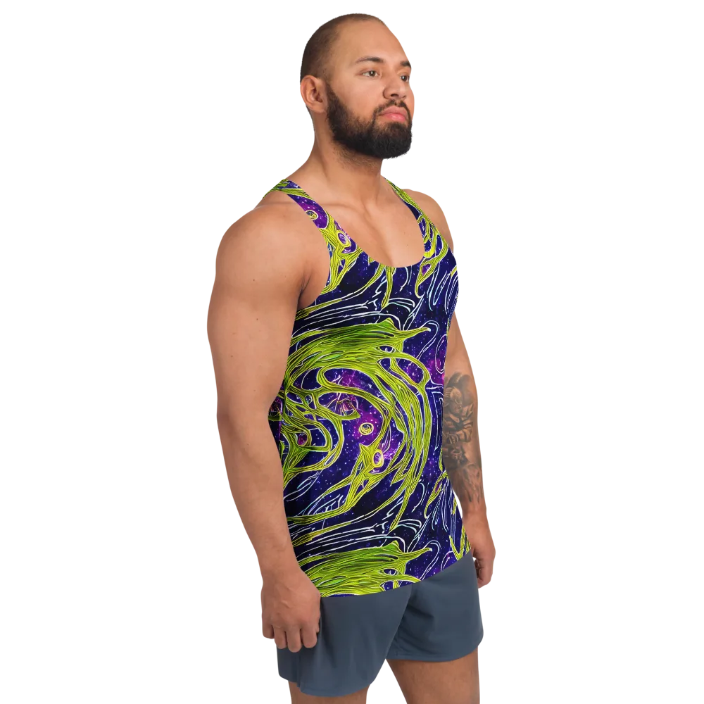 Celestial Scribbles on Men's Tank Top — Right Front