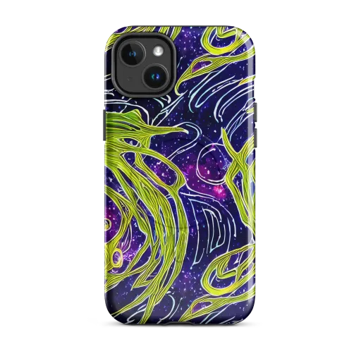 Celestial Scribbles on a MagSafe Tough Case for iPhone®