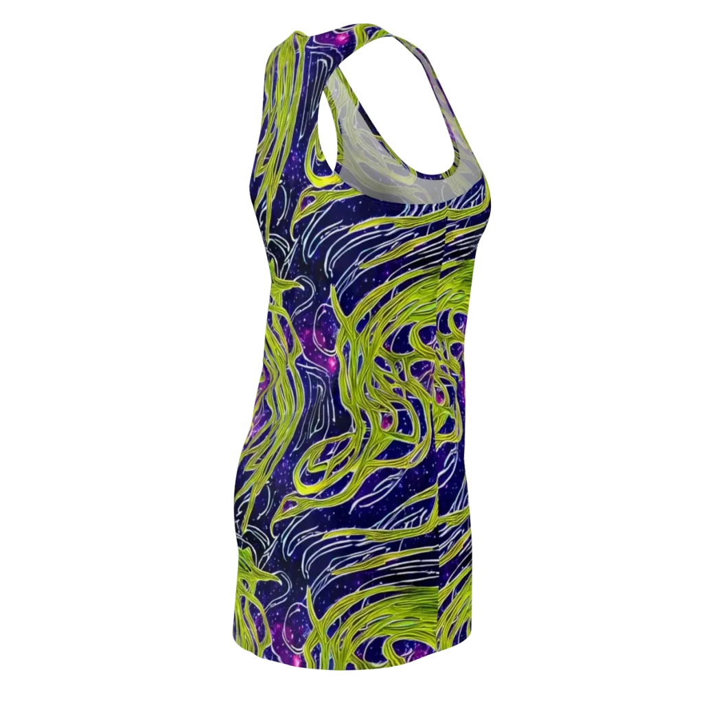 Celestial Scribbles on Racerback Dress — Back Side