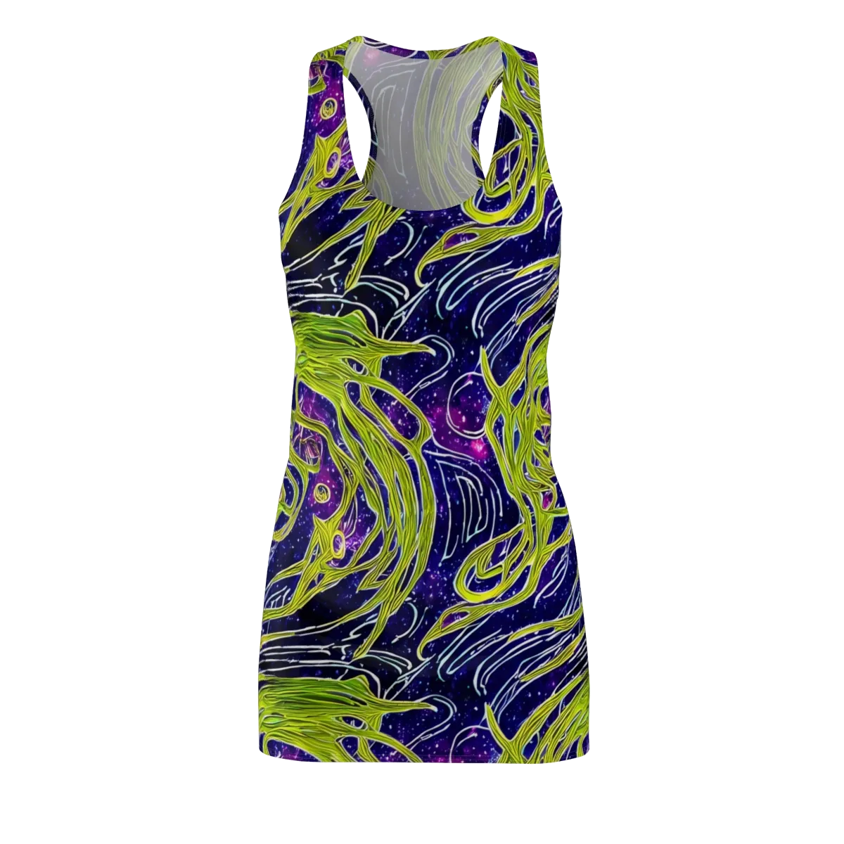 Celestial Scribbles on Racerback Dress — Front