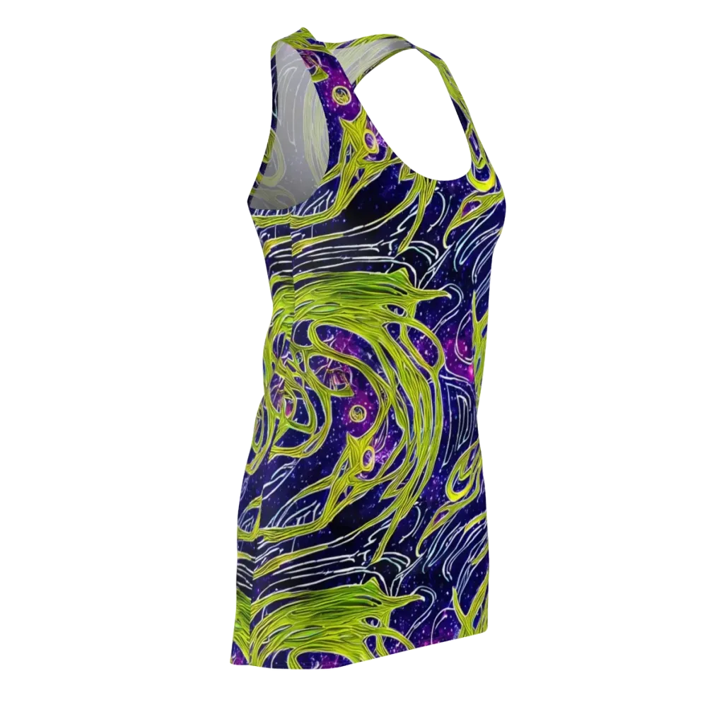 Celestial Scribbles on Racerback Dress — Front Side