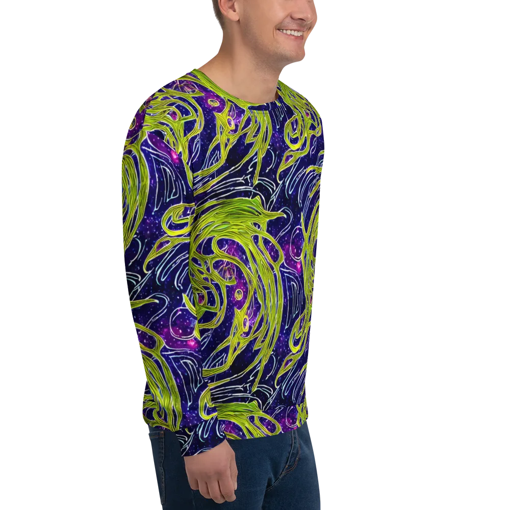 Celestial Scribbles on Sweatshirt — Right Front