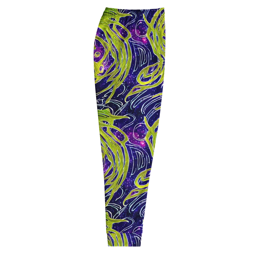 Celestial Scribbles on Men's Joggers — Right