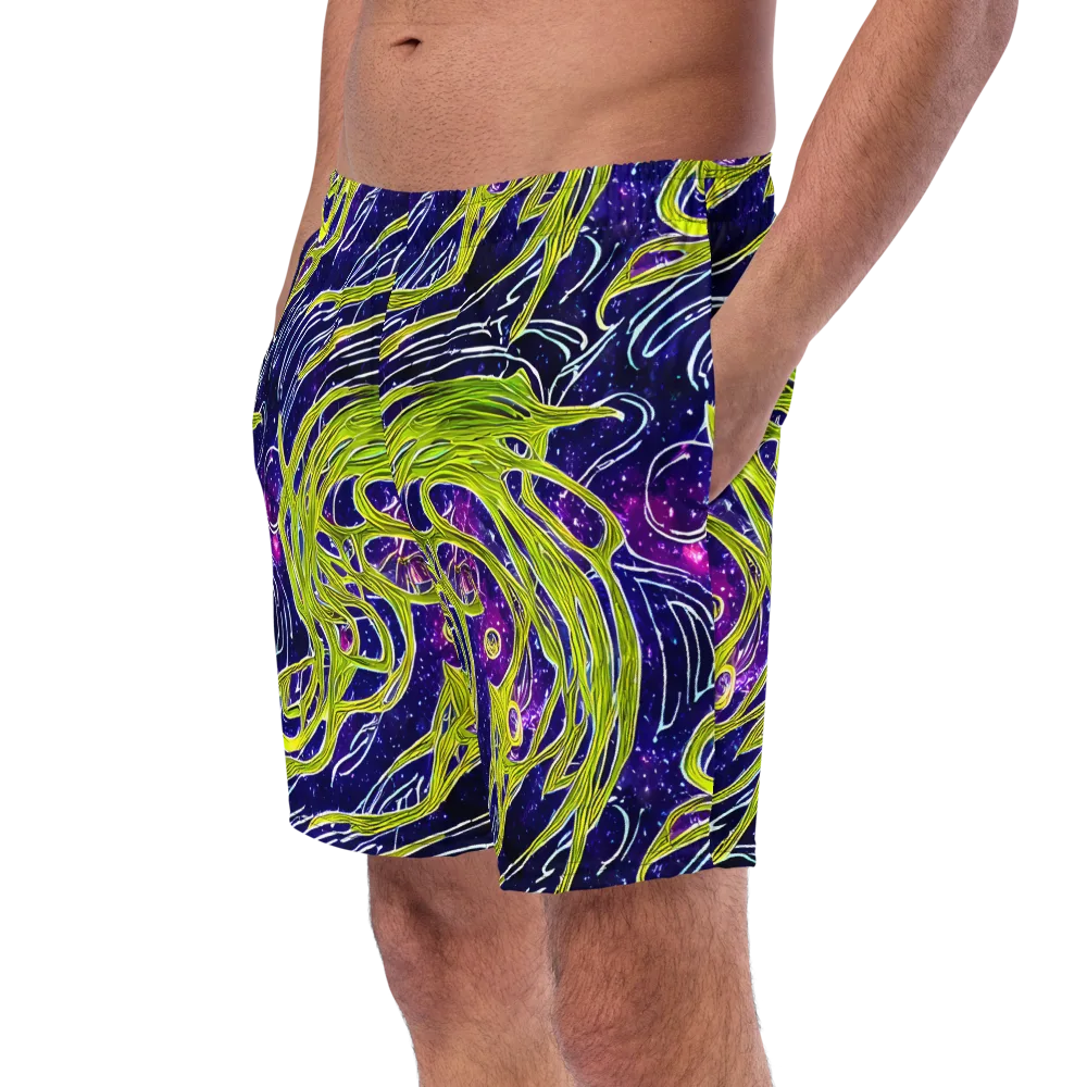 Celestial Scribbles on Swim Trunks — Left Front