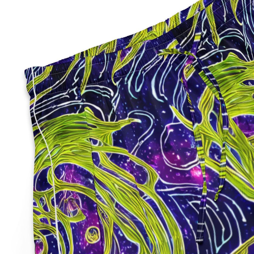 Celestial Scribbles on Women's Pajama Shorts — Product details