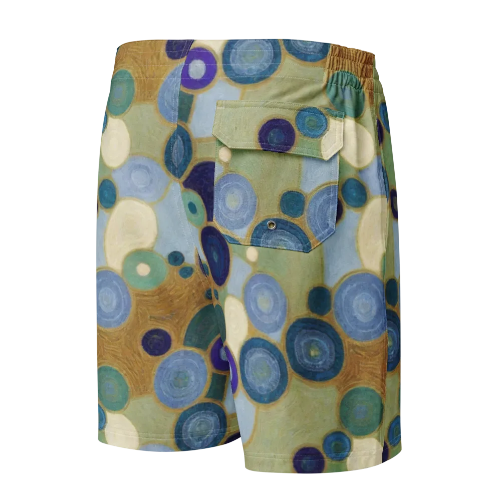Celestial Pebble on Men's Board Shorts — Back