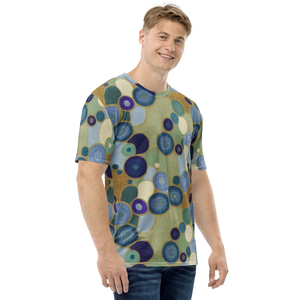 Celestial Pebble on Men's Crew Neck T-Shirt — Right
